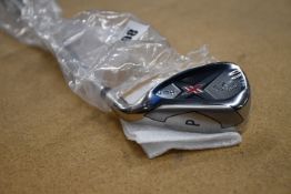 One as new Callaway X Hot pitching wedge (Right handed).