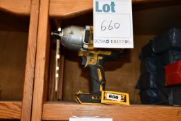 One pre-owned DeWalt DCF897 impact wrench (Body only).