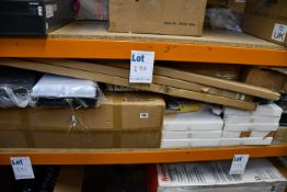 A quantity of miscellaneous electrical items to include lights, sockets and switches.