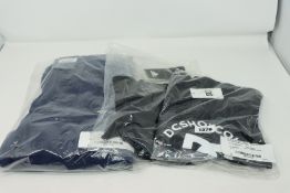 One as new Hackett London Boy's Flock Track size 15/16 yrs. One as new Adidas young tee size 13/14