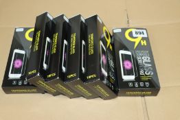 Six boxes of ten 9H premium tempered glass screen pro for the iPhone XR.