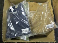 Seventeen pairs of as new J Crew 250 Skinny-fit pant in stretch chinos, various sizes and colours.