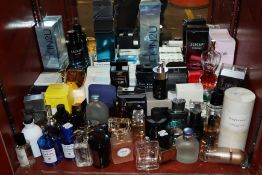 A large quantity of part used eau de parfum/toilette to include Dior, Calvin Klein, Acqua di
