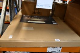 A boxed Philips Hue LED Aurelle panel light in white.