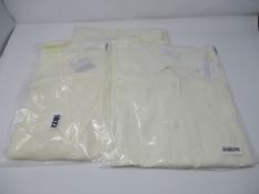 One women's as new Monday Swimwear Monaco Linen ivory shirt size S.