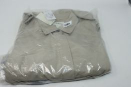 One as new Club Monaco Curve hem beige shirtdress size 0.