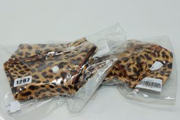 One as new Monday Swimwear Byron Bottom Jaguar size S. One as new Jamaica Top Jaguar P (Size