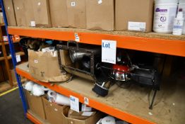 A quantity of fire irons and accessories.