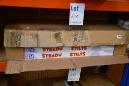 A large quantity of Indy Steady stilts (Approximately 8).