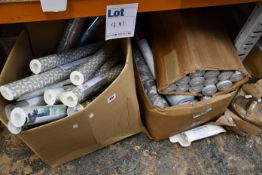 Two boxes of as new wallpaper to include one Arthouse quality wallpaper in folk floral, one