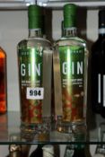 Six bottles of Durham Mango gin (700ml) (Over 18s only).