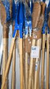 A quantity of Silverline post hole digging tools.
