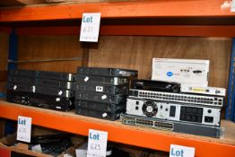 A quantity of pre-owned networking devices to include; 12 x Cisco 1801 Integrated Services