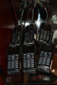 Six pre-owned Hytera PD785 digital two way radios.