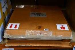 A boxed as new Carla & Marge circular mirror (Box unsealed).