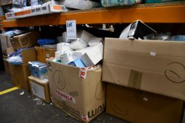 A large quantity of miscellaneous facemasks and related items.