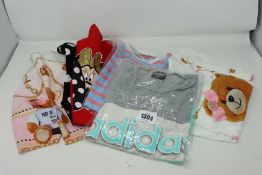 One as new Terry bear bag. One as new Minnie headbands (no tags). One as new Teddy bear headbands (