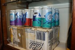 A quantity of St. Andrews Beach Brewery alcohol to include one pack of 24 Tidal Seltzer Yuzu
