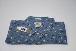 One as new J Crew Slim Chambray Shirt in floral print size S (AJ835).