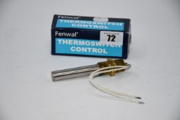 Two boxed Fenwal Thermoswitch control shell coupling heads.