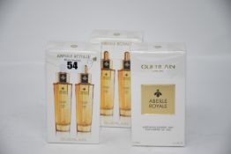 Three boxed as new Guerlain Paris Abeille Royale Youth Watery Oil (2 x 50ml).