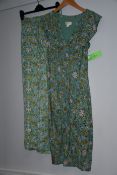 One Maeve Anthropologie dress green with yellow patterns size 8. One Maeve Anthropologie trousers