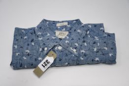 One as new J Crew Slim Chambray Shirt in floral print size S (AJ835).