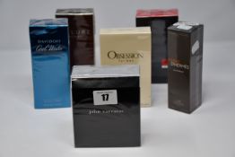 One Obsession for men eau de toilette (125ml), one Hugo Just Different eau de toilette (125ml),