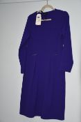 An as new James Lakeland pleated diamanté bar dress in purple (Size 16 - RRP £179).