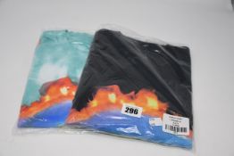 One as new Travis Scott The Scotts World Tie Dye t-shirt Tie Dye size M (CJFN-SS10). One as new