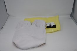 One as new Faithfull The Brand Violette one piece Plain White Ribbing size M. One yellow Faithfull