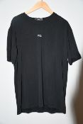 Ten men's as new Risk t-shirts in black (M).