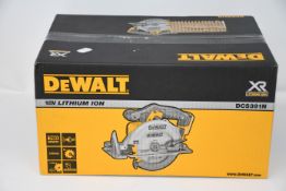 One boxed as new DeWalt DCS391 N-XJ cordless circular saw (18V Lithium Ion).