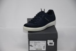 One as new Ecco Soft 7 M navy/night sky shoes size UK 7.5 (430804).