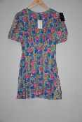 An as new Faithfull The Brand Sidonie Jemma Flora print mini dress (M).