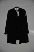 An as new Marina Rinaldi Fiocco 75 black Mr Ele Story jacket (UK18, RRP 485).