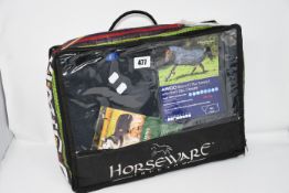 One as new Horseware Ireland Amigo Bravo 12 Plus Turnout with front disc closure (6'0).