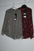 Two as new The Kooples blouses (1 x size 0 - RRP €168 and 1 x size 2 - RRP €198).