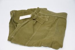 Four as new Anthropologie Khaki Green Crop pants size 12 (OB1161489). One as new Anthropologie Khaki