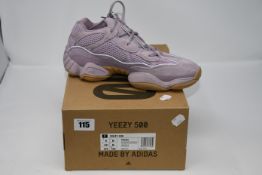 A pair of as new Adidas Yeezy 500 (UK 8.5).