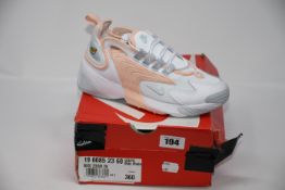 One as new Nike White & Pink Zoom 2k Trainers White/pink size UK 3 (1960852360 390).