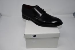 Two pairs of men's boxed as new Next Signature high-shine Plain Ox shoes in black (UK 8, 10).