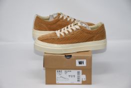 Two boxed as new Stepney Workers Club Dellow Cord Tan sneakers size UK 9.