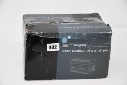 One boxed Stairville DMX Splitter Pro 3+5 Pin.
