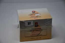 Twelve boxed as new TLM Colour Changing Foundation 30ml (TLM-F054B).
