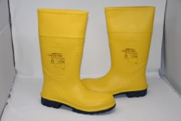 Two pairs of Workmaster Respirex dielectric® safety wellington boots (UK 9 and 11).