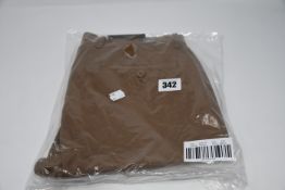 One as new J Crew 250 Skinny-fit pant in stretch chino size 31/30. (Colour: River Brown. Item: