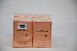 Four boxed as new Marc Jacobs Daisy Daze eau de toilette (50ml).