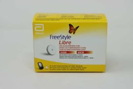 A boxed as new Abbott FreeStyle Libre Glucose Sensor (Expiry date: 31/05/2021) (Box sealed).