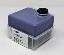 Twenty four as new 600ml Tanks of Duplo Reflex (Ref) Blue U2X Ink.